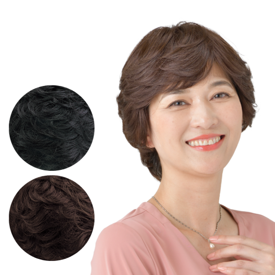 人毛100％ファッションウィッグ フル 1個 ※WEB限定 | テレビ通販サイトのカンテレSHOPPING
